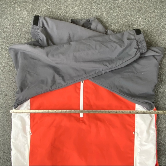 FootJoy Quarter Zip Orange Grey Jacket Windbreaker Men’s Size Small - Picture 10 of 13